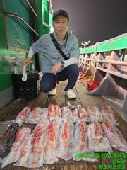 7월19일 완도 이프로호 한치 조황입니다 사진