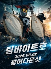 [팀바이트호] 8월2일 광어다운샷