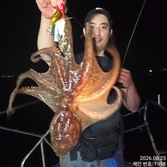 오늘도 쫙~쫙 달라붙는 야간~돌문어 마리수 잡으러 출조 갑니다@ 오늘,금,토요일~몇 자리 예약가능 사진
