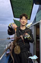 [쭈갑][남촌낚시]9월2일서천마량포구슈퍼피싱호쭈갑조황입니다.주차편한마량진항입니다. 사진