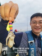 9/2일, 군산 쭈꾸미 오늘 제대로 나오고 있어요~군산 포세이돈… 사진
