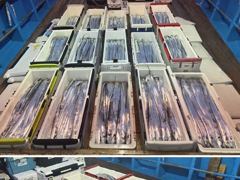 통영스카이호...""먼바다 대갈치 대~박""..대갈치 3지~4지급들로 15kg~최고 30kg이상...기상악화..기약없는 좋은날