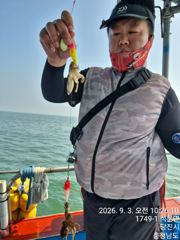 9월3일조황,쌍걸이,쓰리걸이