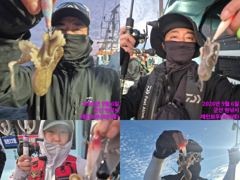 <레인보우호> 쭈꾸미 종일 실시간 조황(6일)-잘나옵니다~!