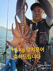 삼천포 마린보이 9.6.일요일 주간문어 대박조황으로 다녀왔습니다.