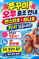 레인보우호 쭈꾸미 실시간 조황(10일)