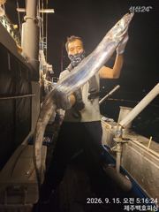 !!!제주 백호피싱!!! 9월 13~14일 야간갈치 조황 사진