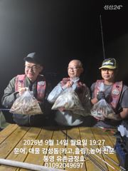 통영 금정호 내일 오전문어 선상 출동합니다 자리여유있어요~