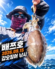 [배쯔호] 9월15일 갑오징어 낚시