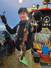 9월18일 홍원항 백두산호 쭈꾸미 조황입니다..