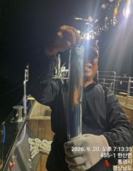 [거제] (갈치) 텐야텐빈 쌍걸이 포함 쿨러가득~뉴파트너호(오늘 예약)