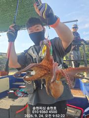 [통영] 통영 송현호))덩치 돌문어들 무더기로 연타 더블히트!