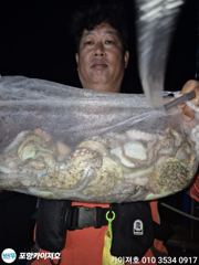 [포항] 27일 야간 돌 문어 조황 입니다