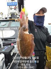 대호피싱 10월3일 쭈꾸미 마무리 소식 전합니다