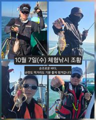 [피닉스피싱호] 10월 7일(수) 체험낚시 조황 - 순조로운 바다, 손맛도 먹거리도 기분 좋게 챙겨갑니다