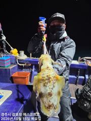 겁나게 큰~~무늬오징어 1,6kg 주간 대삼치및방어. 야간 무… 사진
