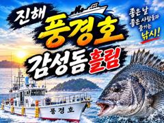 <<감성돔 흘림>> 대박 마릿수 최신 굳 조황