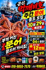 문어 출조모집