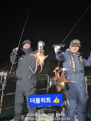 문어] 토요일 빵꾸2자리, 일요일주간 출항확정예약가능~ 키로오버 고고!!~